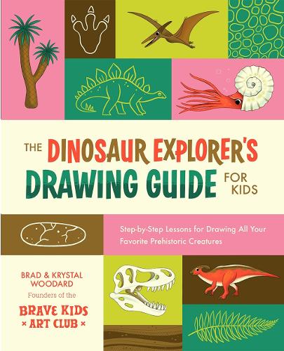 Бумажная книга «The Dinosaur Explorer's Drawing Guide For Kids: Step-by-Step Lessons for Drawing All Your Favorite Prehistoric Creatures», авторов Брэд Вудард, Кристал Вудард - фото №1