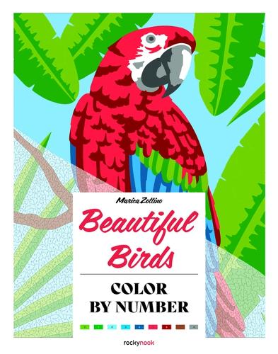 Паперова книга «Beautiful Birds: Color By Number », автор Маріка Зоттіно - фото №1