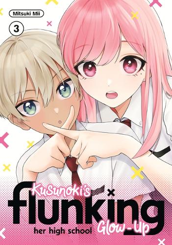 Бумажная книга «Kusunoki's Flunking Her High School Glow-Up 3», автор Мицуки Мии - фото №1