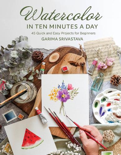 Бумажная книга «Watercolor in 10 Minutes a Day: 45 Quick and Easy Projects for Beginners» - фото №1