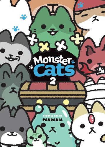 Бумажная книга «Monster Cats Vol. 2», автор PANDANIA - фото №1