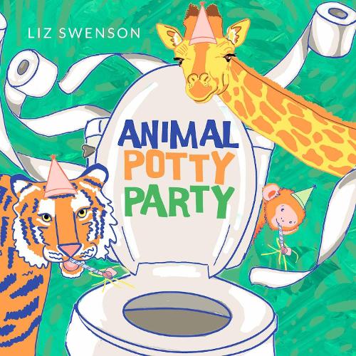 Паперова книга «Animal Potty Party: A Board Book for Toddlers», автор Ліз Свенсон - фото №1