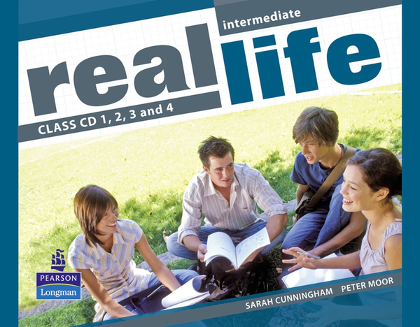 [object Object] «Real Life Intermediate Class Audio CDs (1-4)», авторів Пітер Мур, Сара Каннінгем - фото №1