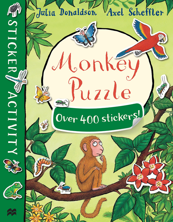 Бумажная книга «Monkey Puzzle Sticker Book», автор Джулия Дональдсон - фото №1