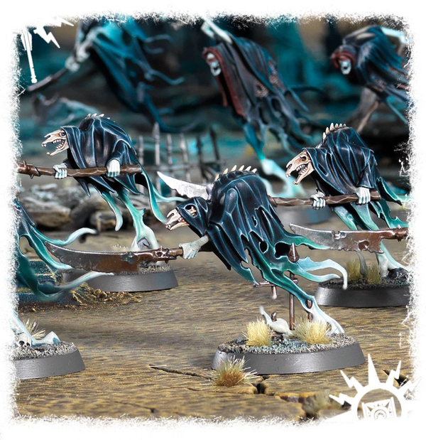  «Набор для сборки миниатюр Games Workshop Easy to Build Nighthaunt Glaivewraith Stalkers (99120207056)», бренда Games Workshop - фото №1
