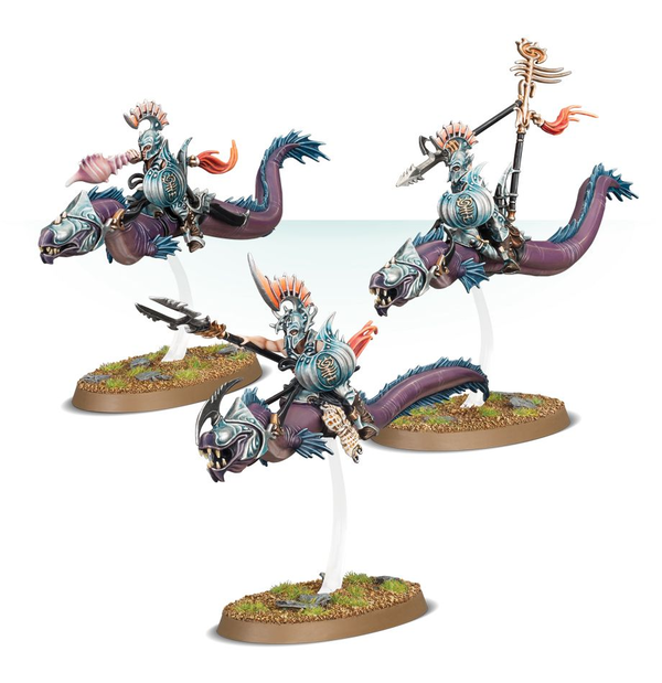  «Набор для сборки миниатюр Games Workshop Warhammer Age of Sigmar Idoneth Deepkin: Akhelian Guard (99120219008)», бренда Games Workshop - фото №1