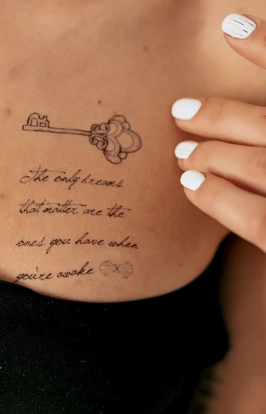 «Тимчасове тату Tattooshka Ключики (T-097)», бренда Tattooshka - фото №1