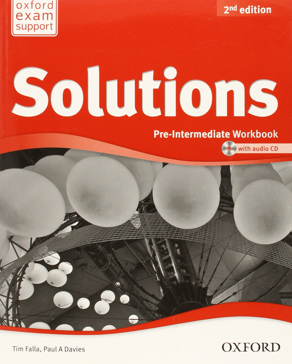 [object Object] «Solutions: Pre-Intermediate: Workbook and Audio CD Pack», авторів Тім Фалья, Пол А. Девіс - фото №1
