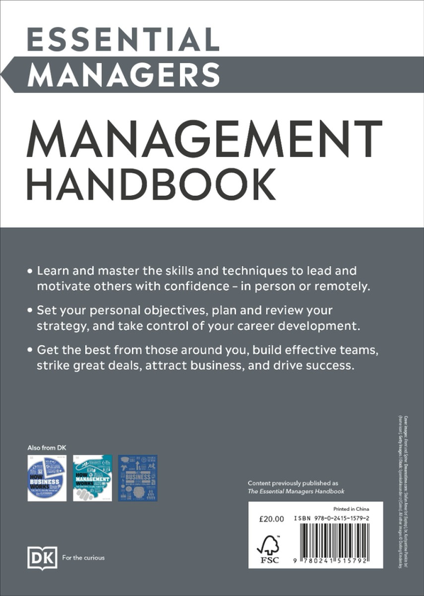 Бумажная книга «Essential Managers Management Handbook» - фото №1