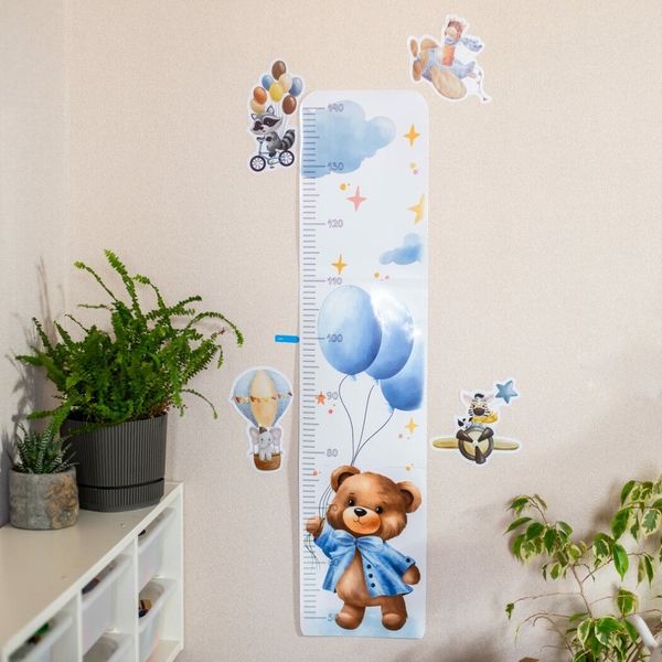 Бумажная книга «Зростомір та інтер'єрні наліпки. Для хлопчиків» - фото №1