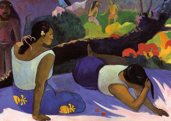  «Открытка Tushita Paul Gauguin Arearea No Varua Ino», бренда Tushita - фото №1