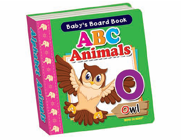 Бумажная книга «Baby's Board Books. NEW ABC Animals» - фото №1