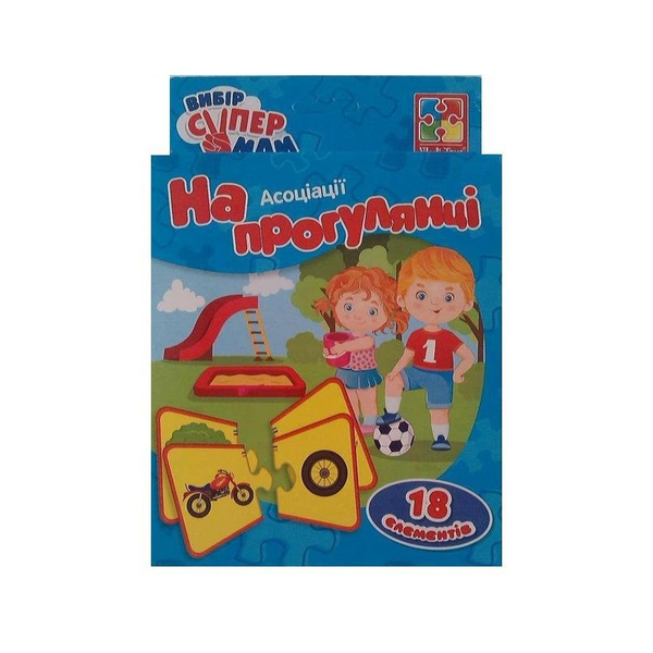 «Игра Vladi Toys Ассоциации На прогулке (VT1901-07)», бренда VladiToys - фото №1