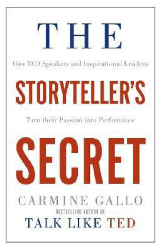 Бумажная книга « The Storyteller's Secret : How TED Speakers and Inspirational Leaders Turn Their Passion into Performance», автор Кармине Галло - фото №1