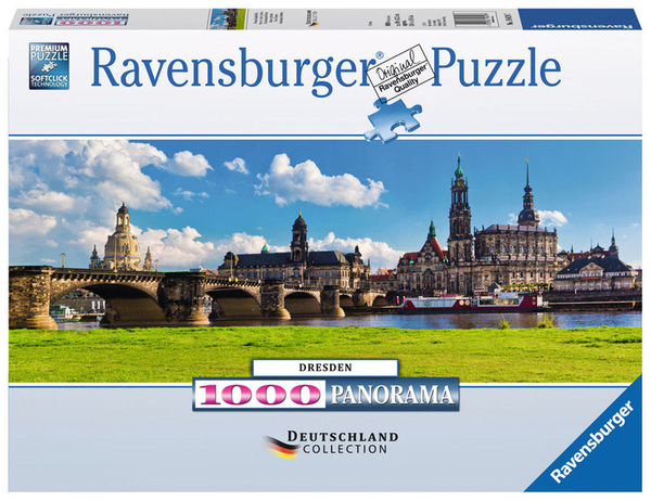  «Пазл Ravensburger Панорама Дрездена 1000 элементов (RSV-196197)», бренда Ravensburger - фото №1