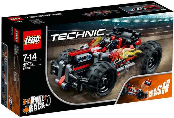  «Конструктор LEGO Technic Красный гоночный автомобиль 139 деталей (42073)», бренда LEGO - фото №1