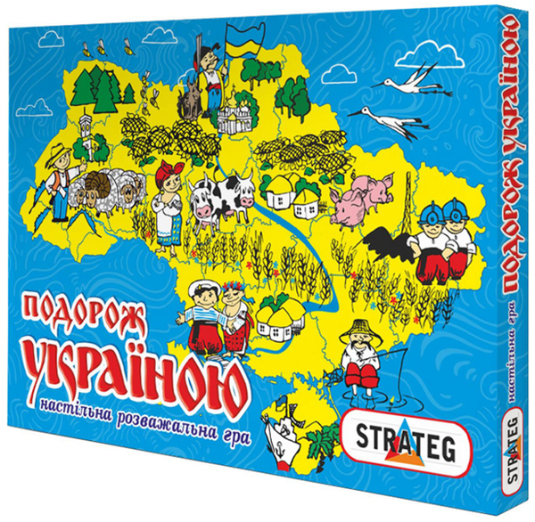  «Настільна гра Strateg Подорож Україною (59)», бренду Strateg - фото №1