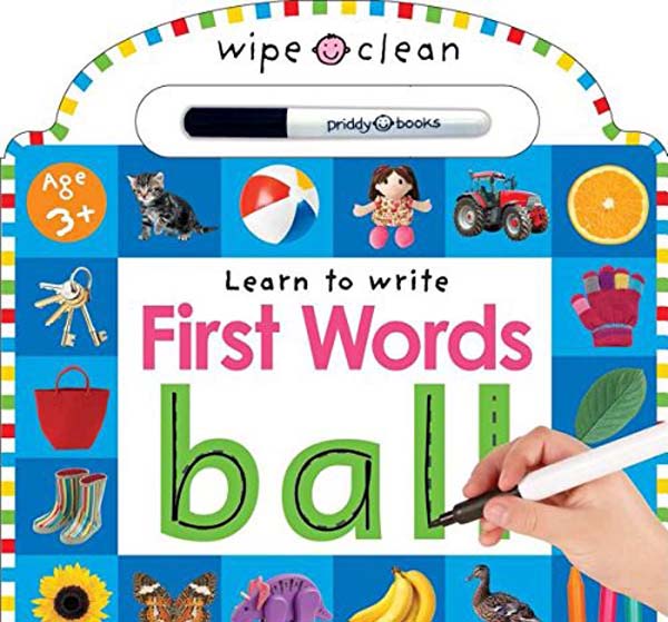 Паперова книга «First Words (Wipe Clean Learning)», автор Роджер Прідді - фото №1