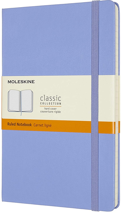  «Блокнот Moleskine Classic Линейка Голубая гортензия (QP060B42)», бренда Moleskine - фото №1