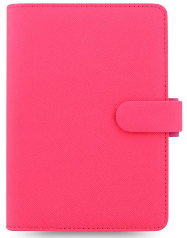  «Органайзер Filofax Saffiano Personal Fluoro Pink (20-028750)», бренда Filofax - фото №1