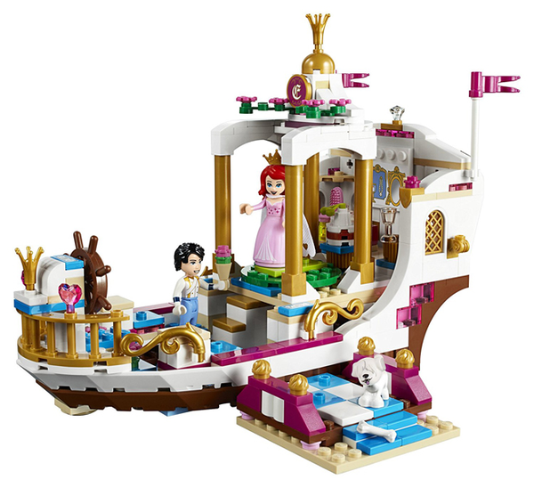  «Конструктор LEGO Disney Princess Королевский праздничный корабль Ариэль 380 деталей (41153)», бренда LEGO - фото №1