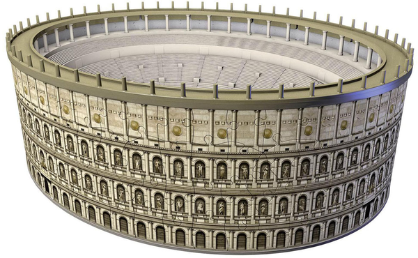  «3D Пазл Ravensburger Колізей (125784)», бренду Ravensburger - фото №1