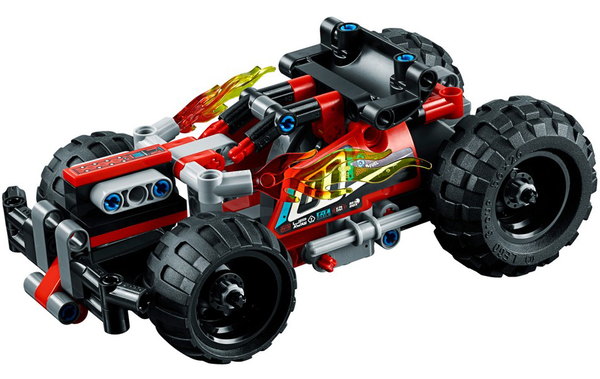  «Конструктор LEGO Technic Красный гоночный автомобиль 139 деталей (42073)», бренда LEGO - фото №1
