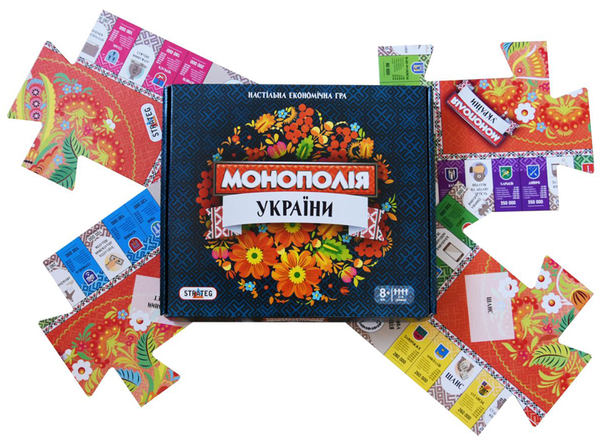  « Настольная игра Strateg Монополія України LUX (7008) », бренда Strateg - фото №1