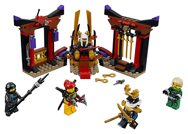  «Конструктор LEGO Ninjago Решающий бой в тронном зале 221 деталь (70651)», бренда LEGO - фото №1