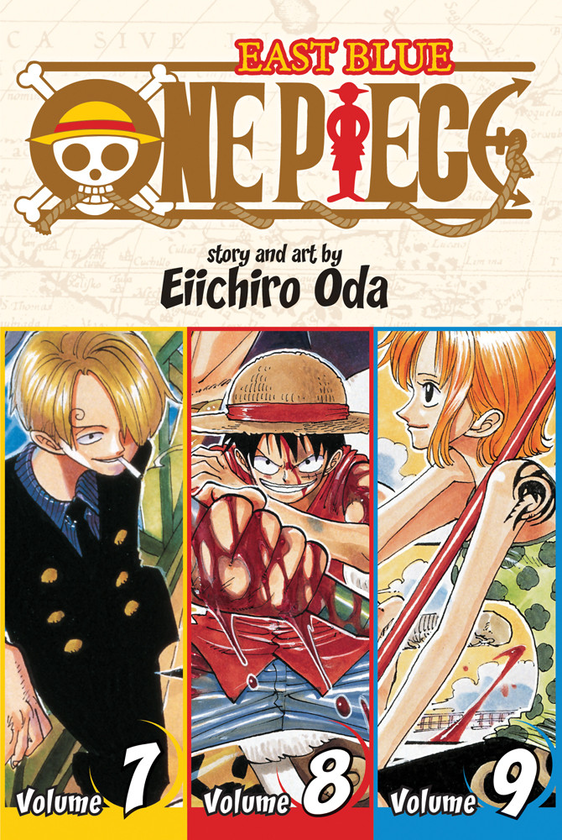 Бумажная книга «One Piece. 3-in-1 Edition. Volume 3», автор Эйитиро Ода - фото №1