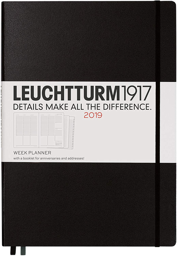  «Еженедельник в колонках Leuchtturm1917 Master 2020 Черный (360017)», бренда Leuchtturm1917 - фото №1