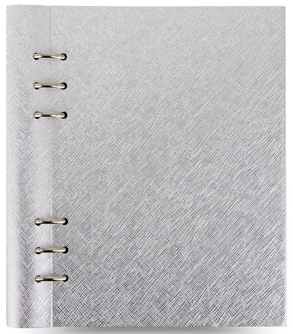  «Органайзер Filofax Clipbook A5 Saffiano Metallic Silver (145004)», бренда Filofax - фото №1