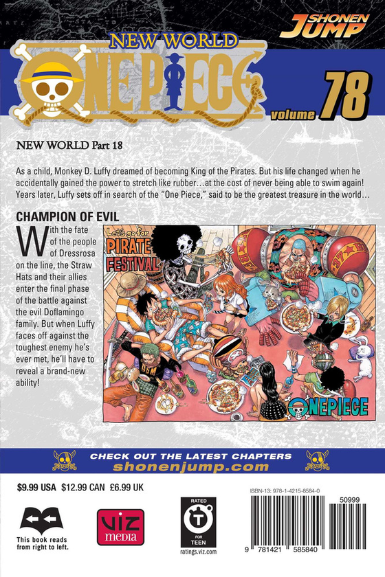 Паперова книга «One Piece. Volume 78», автор Еїтіро Ода - фото №1