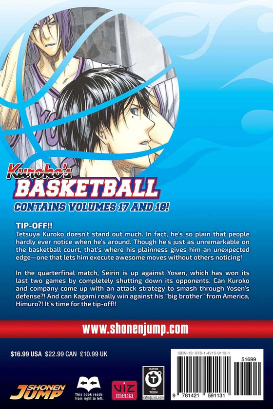 Бумажная книга «Kuroko's Basketball. 2 in 1 Edition. Volume 9», автор Тадатоси Фудзимаки - фото №1