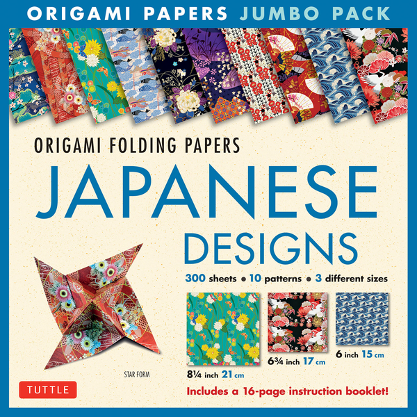Паперова книга «Origami Folding Papers Jumbo Pack: Japanese Designs» - фото №1