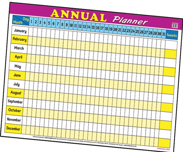 Бумажная книга «Education Charts. Annual Planner» - фото №1