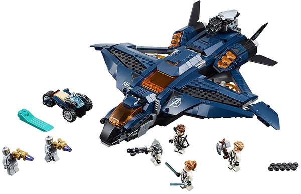 «Конструктор LEGO Super Heroes Marvel Модернізований квінджет Месників 838 деталей (76126)», бренду LEGO - фото №1