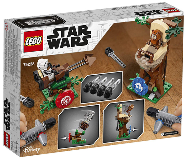  «Конструктор LEGO Star Wars Напад на планету Ендор 193 деталі (75238)», бренду LEGO - фото №1