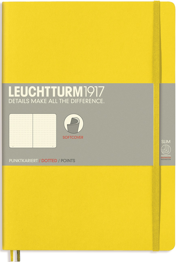 «Записная книжка Leuchtturm1917 желтая (355289)», бренда Leuchtturm1917 - фото №1