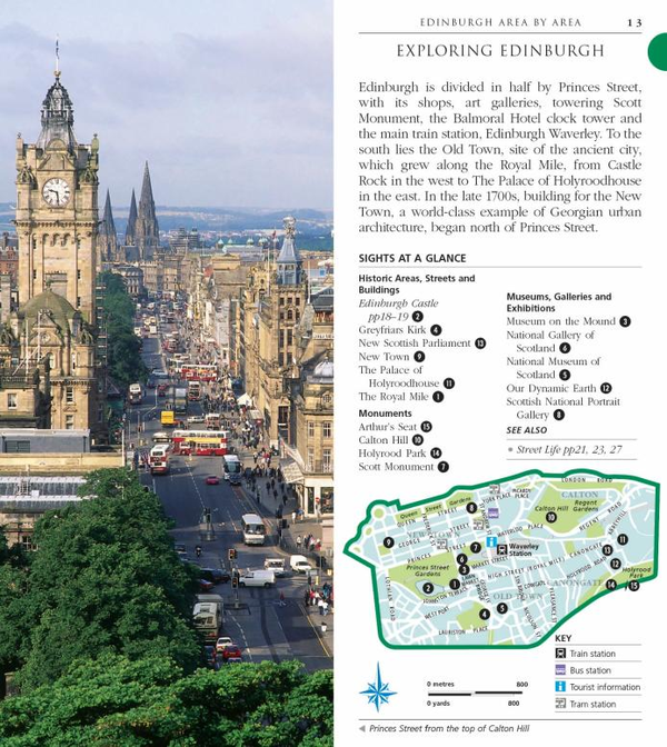 Бумажная книга «Edinburgh Pocket Map and Guide» - фото №1