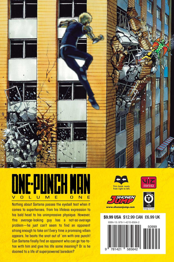 Бумажная книга «One-Punch Man. Volume 1», автор One - фото №1