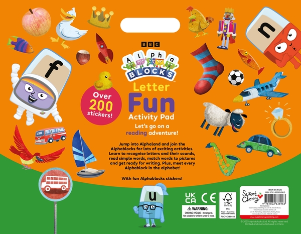 Бумажная книга «Alphablocks Letter Fun Mini Activity Pad», автор Alphablocks - фото №1
