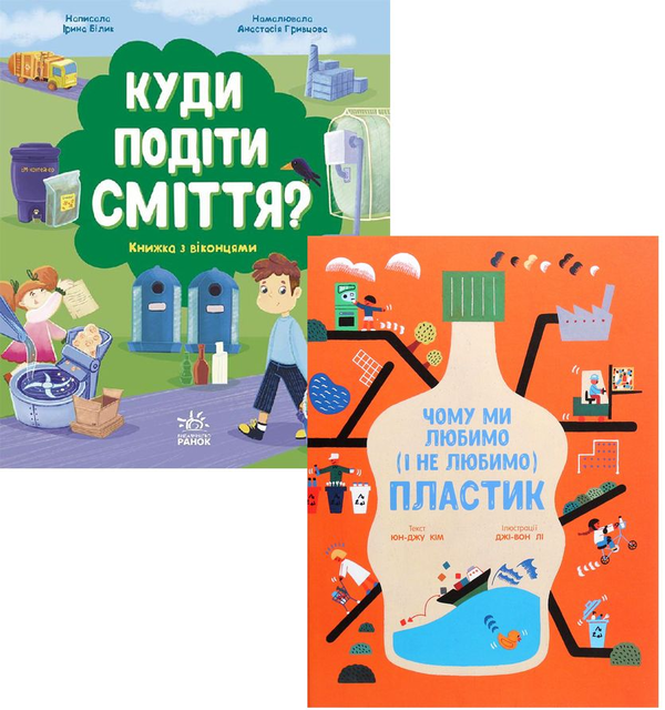 Книга Дітям - дбаємо про навколишнє середовище (комплект...