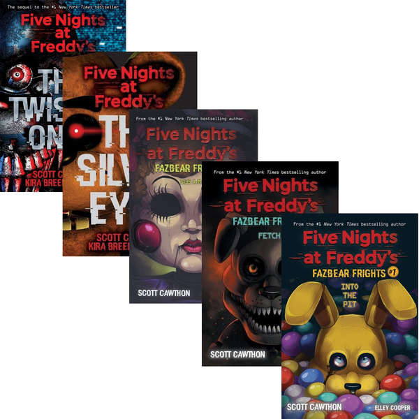 [object Object] «Five Nights at Freddy's (комплект із 5 книг)», авторов Скотт Коутон, Элли Купер, Андреа Ваггенер, Карли Энн Уэст, Кира Брид-Ризли - фото №1