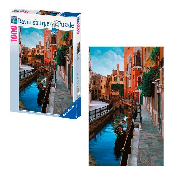  «Пазл Ravensburger Венецианский пейзаж 1000 элементов (15896)», бренда Ravensburger - фото №1