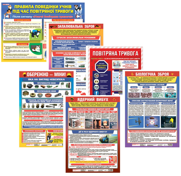 Книга Плакати (комплект із 6 плакатів)