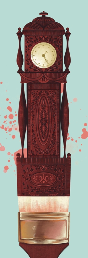  «Закладка для книги «Пензлик. Годинник» (ЛК000000044)», бренда Люцинка - фото №1