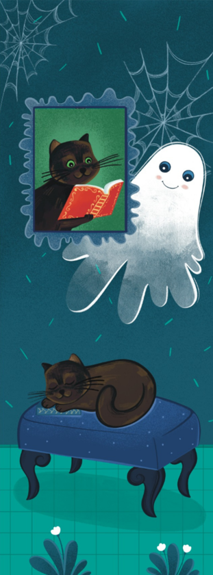 «Закладка для книги «Привиди та Кошеня. Сон» (ЛК000000153)», бренду Люцинка - фото №1