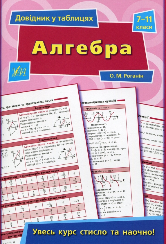 [object Object] «Довідник у таблицях. 7–11 класи (комплект із 4 книг)», авторів Олександр Роганін, Наталія Столяревська, Наталія Островерхова - фото №2 - мініатюра