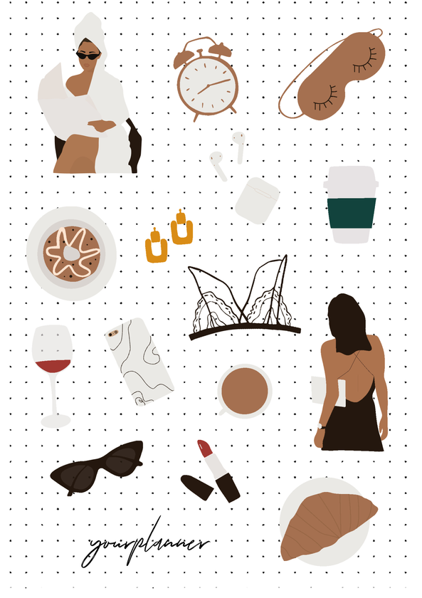  «Стикеры Your Planner Paris mood (planner19)», бренда Your Planner - фото №1